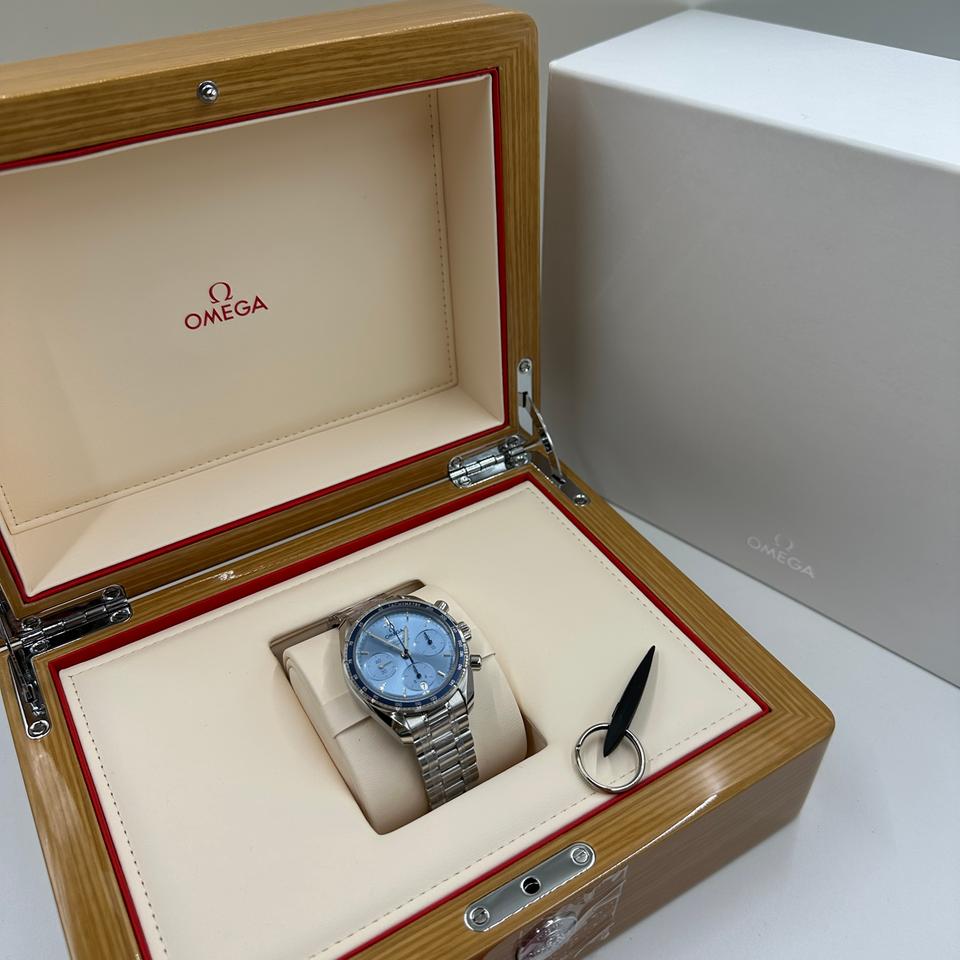 Speedmaster 38 Blue Dial