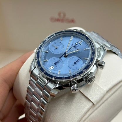Speedmaster 38 Blue Dial