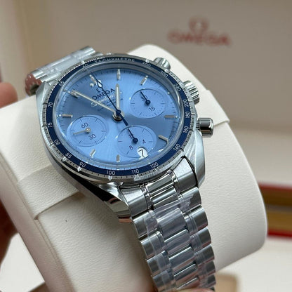 Speedmaster 38 Blue Dial