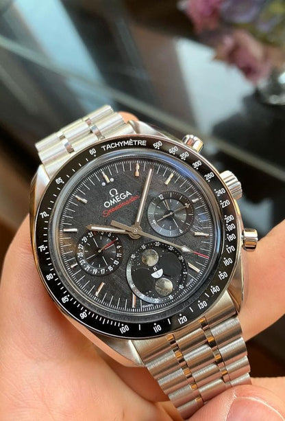 Speedmaster Moonphase Meteorite Steel