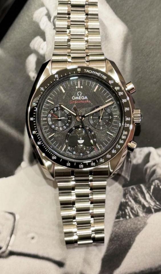 Speedmaster Moonphase Meteorite Steel