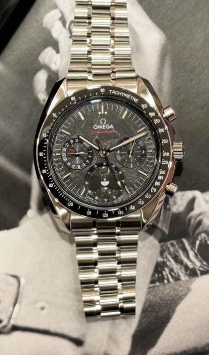 Speedmaster Moonphase Meteorite Steel
