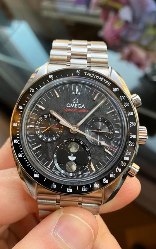 Speedmaster Moonphase Meteorite Steel