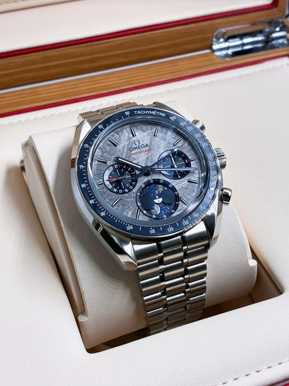 Speedmaster Moonphase Meteorite Grey Dial