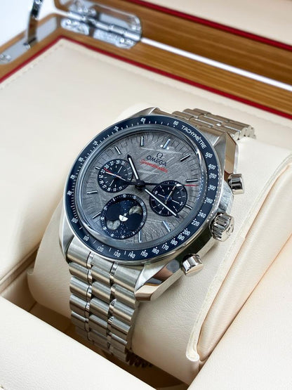Speedmaster Moonphase Meteorite Grey Dial
