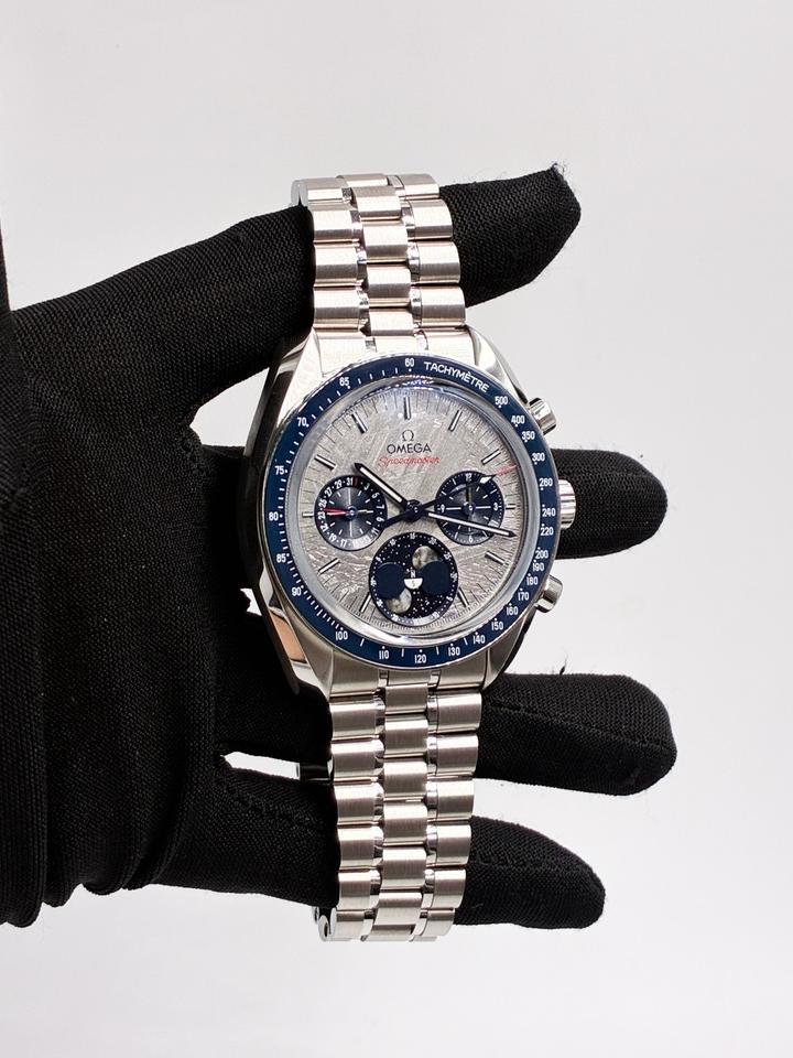 Speedmaster Moonphase Meteorite Grey Dial