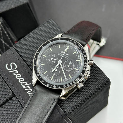 Speedmaster Moonwatch Sapphire Leather Strap