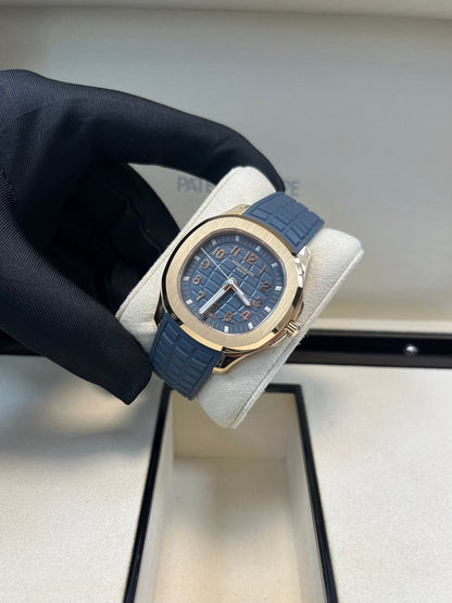 Aquanaut Rose Gold Opaline Blue 5269R-001