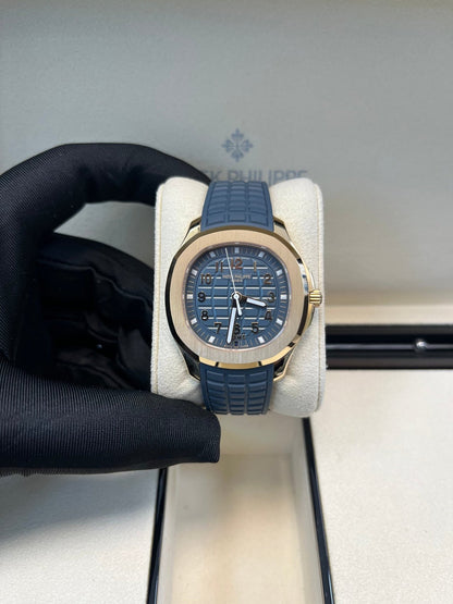 Aquanaut Rose Gold Opaline Blue 5269R-001