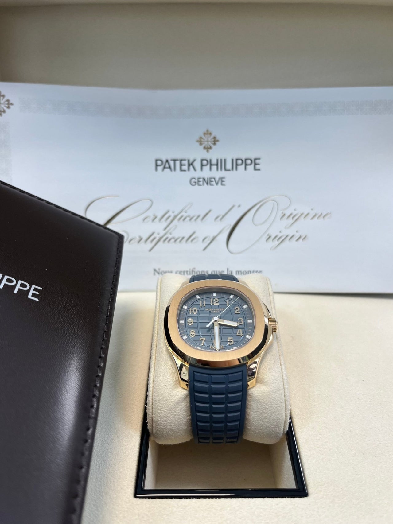 Aquanaut Rose Gold Opaline Blue 5269R-001