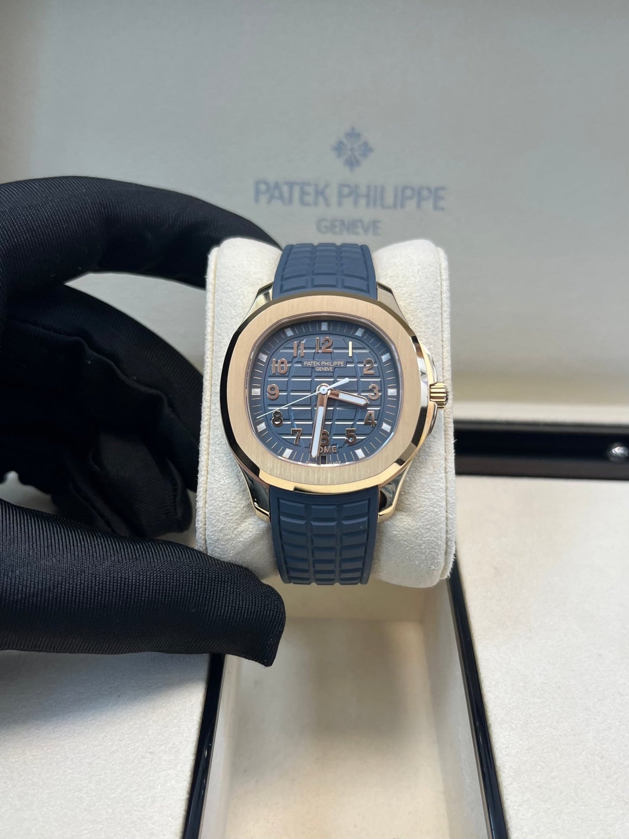 Aquanaut Rose Gold Opaline Blue 5269R-001