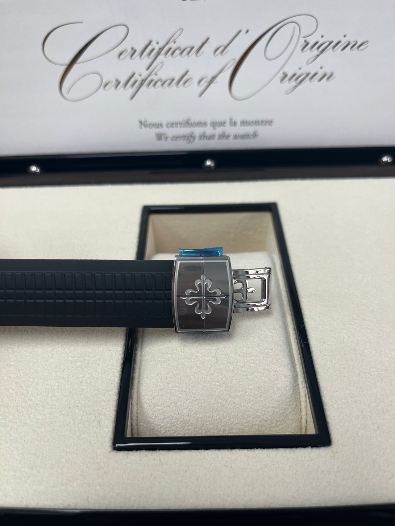 Aquanaut Chronograph Steel Black Dial 5968A-001