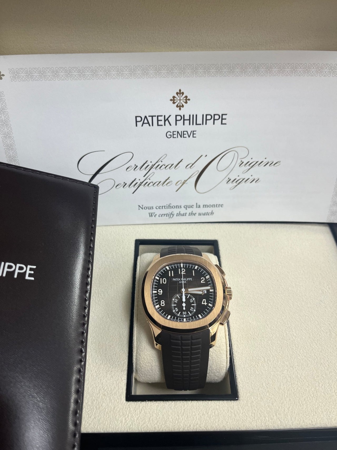 Aquanaut Chronograph Rose Gold 5968R-001