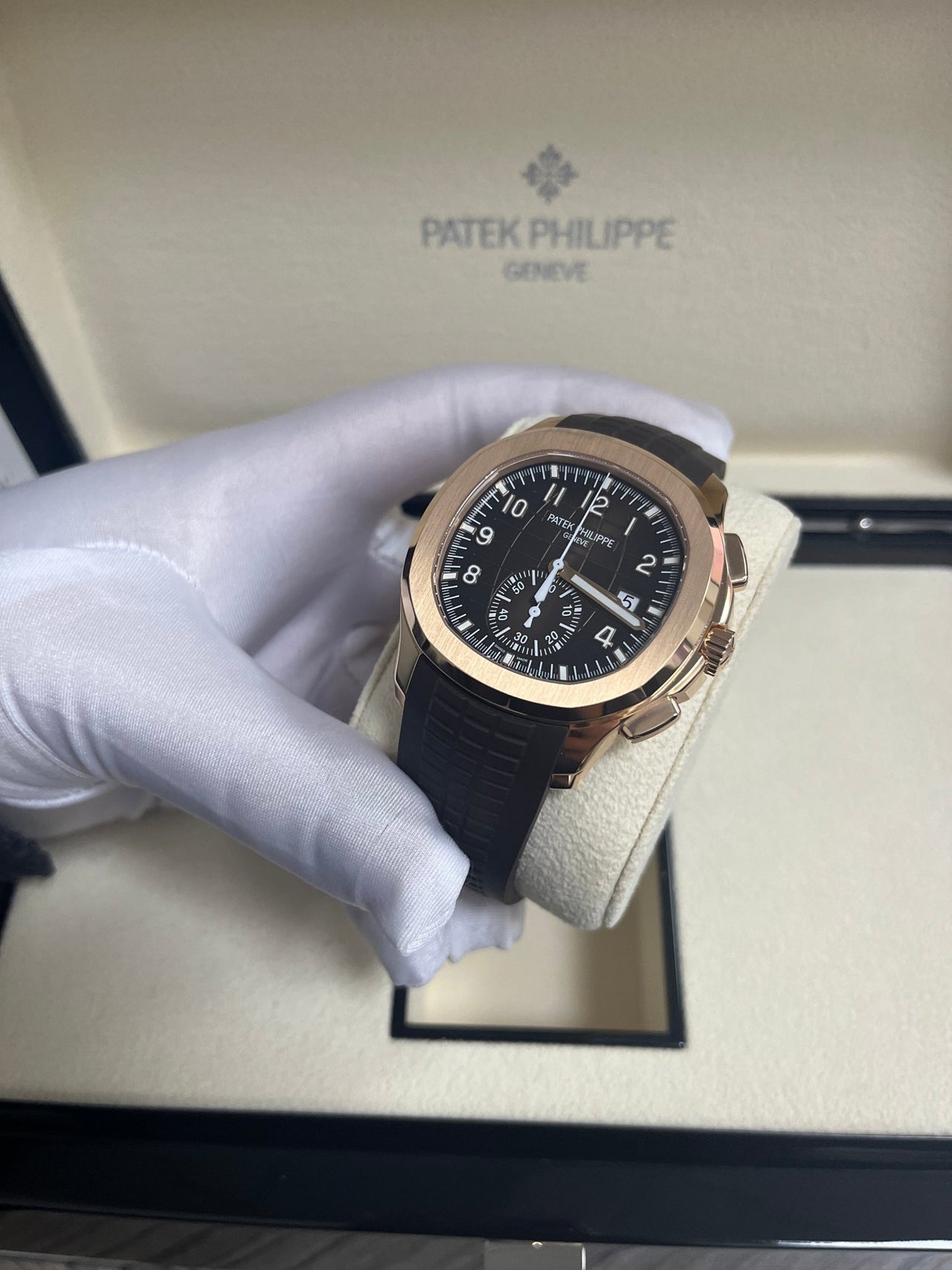 Aquanaut Chronograph Rose Gold 5968R-001