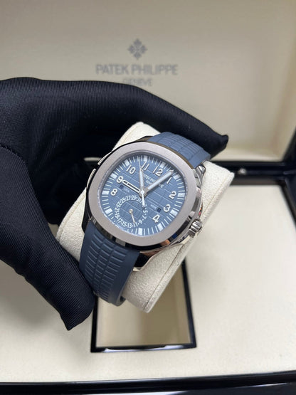 Aquanaut Travel Time White Gold 5164G-001