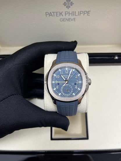 Aquanaut Travel Time White Gold 5164G-001
