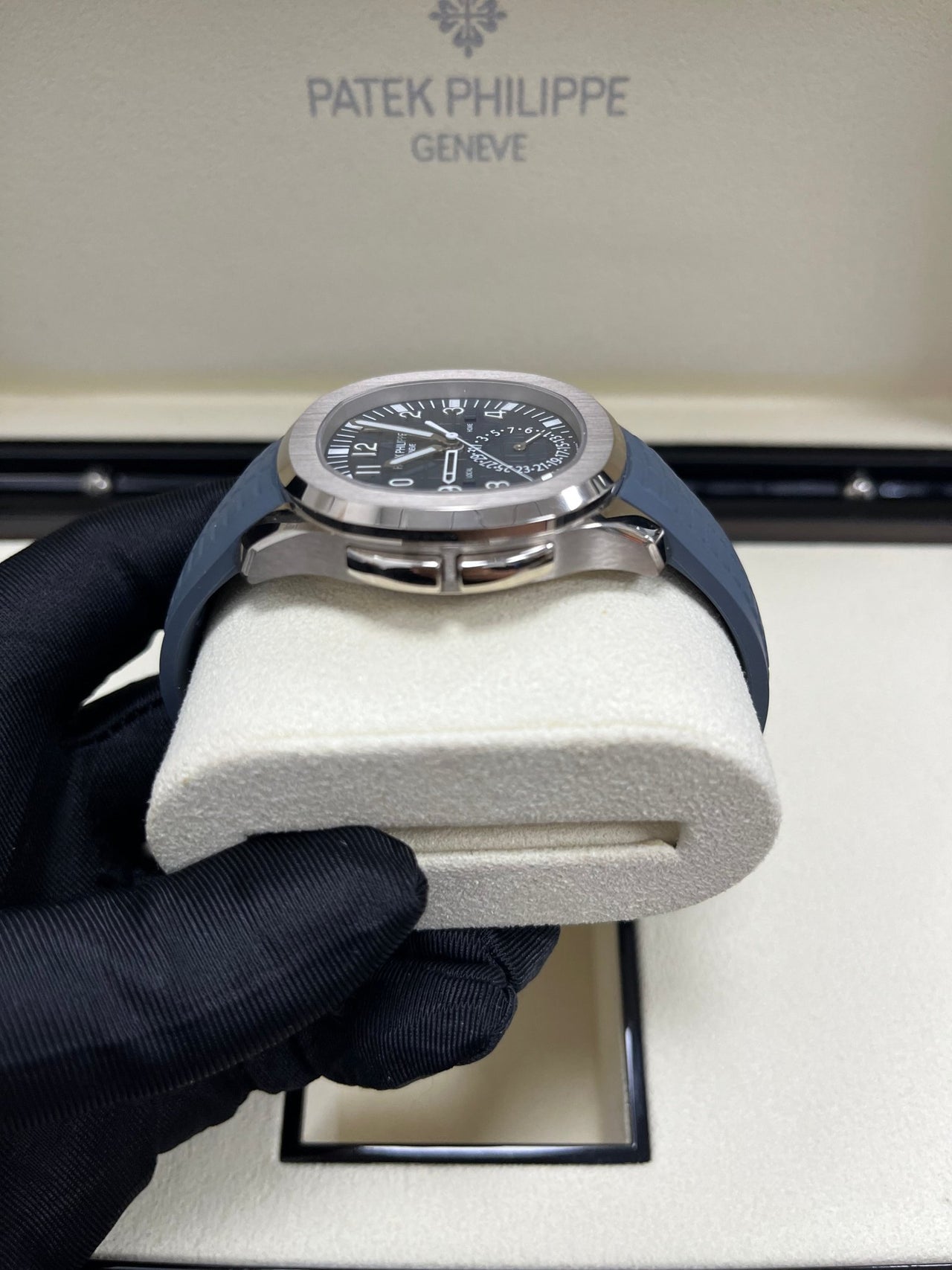 Aquanaut Travel Time White Gold 5164G-001