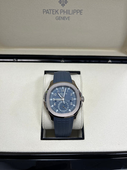 Aquanaut Travel Time White Gold 5164G-001