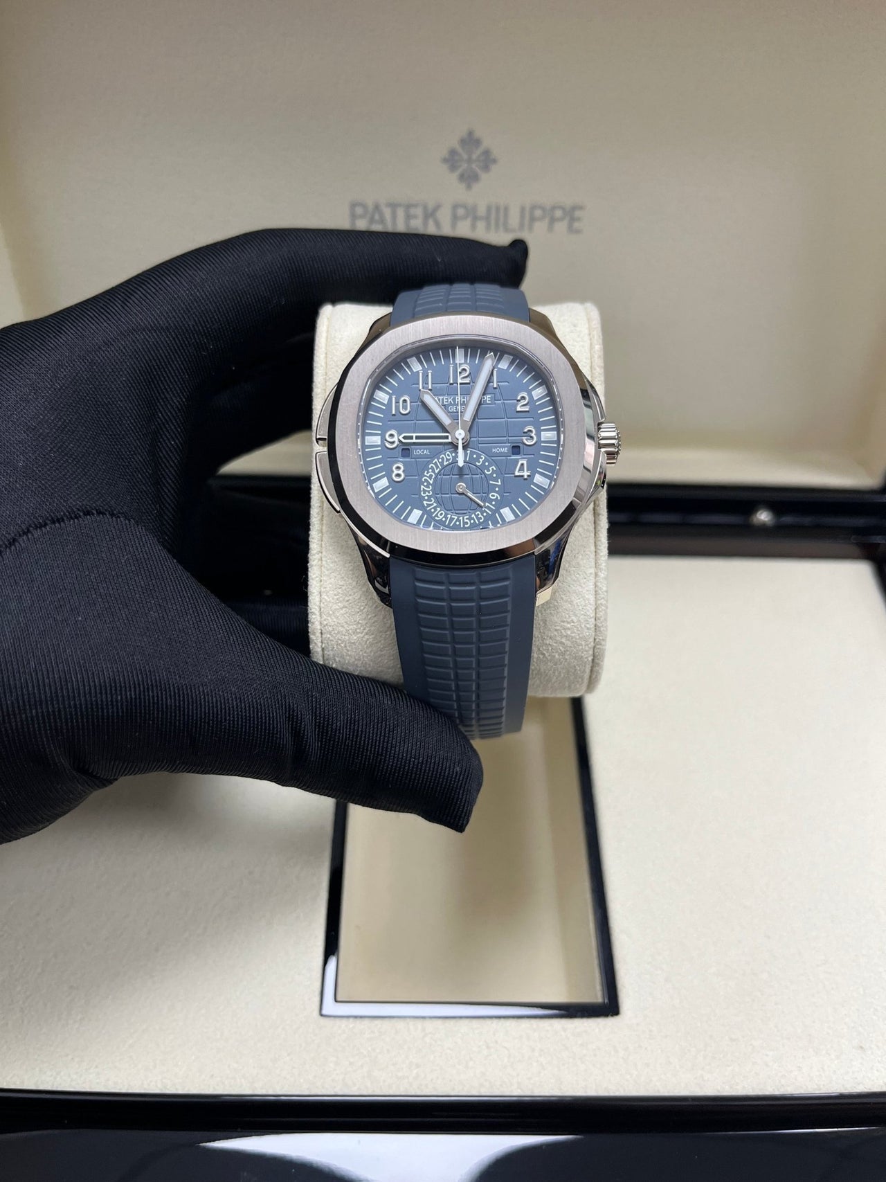 Aquanaut Travel Time White Gold 5164G-001