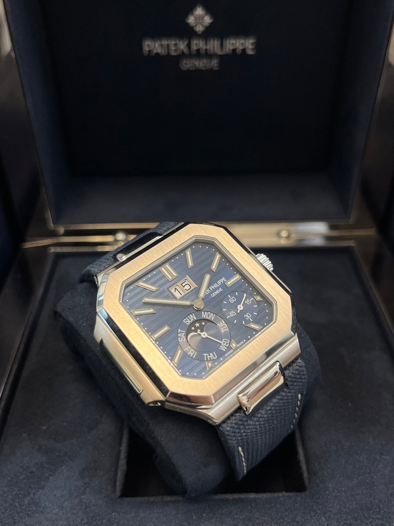Cubitus Platinum Blue Dial 5822P-001