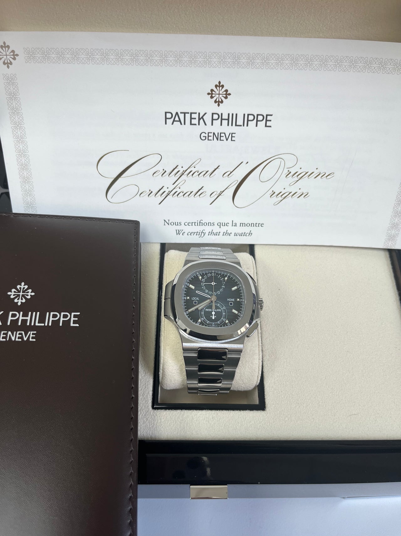 Nautilus Travel Time Chronograph Blue Dial 5990/1A-011