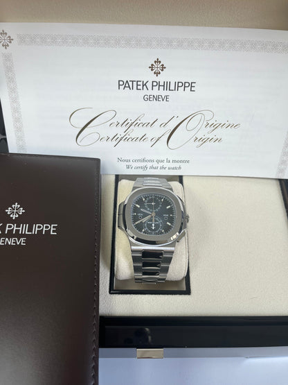 Nautilus Travel Time Chronograph Blue Dial 5990/1A-011