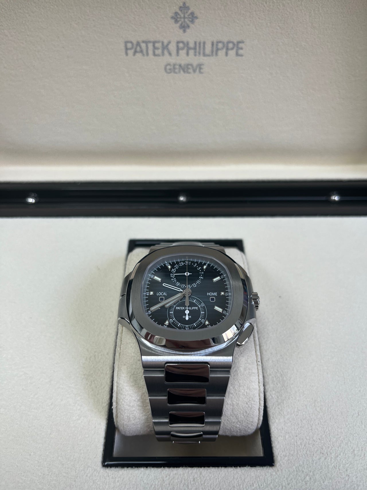 Nautilus Travel Time Chronograph Blue Dial 5990/1A-011
