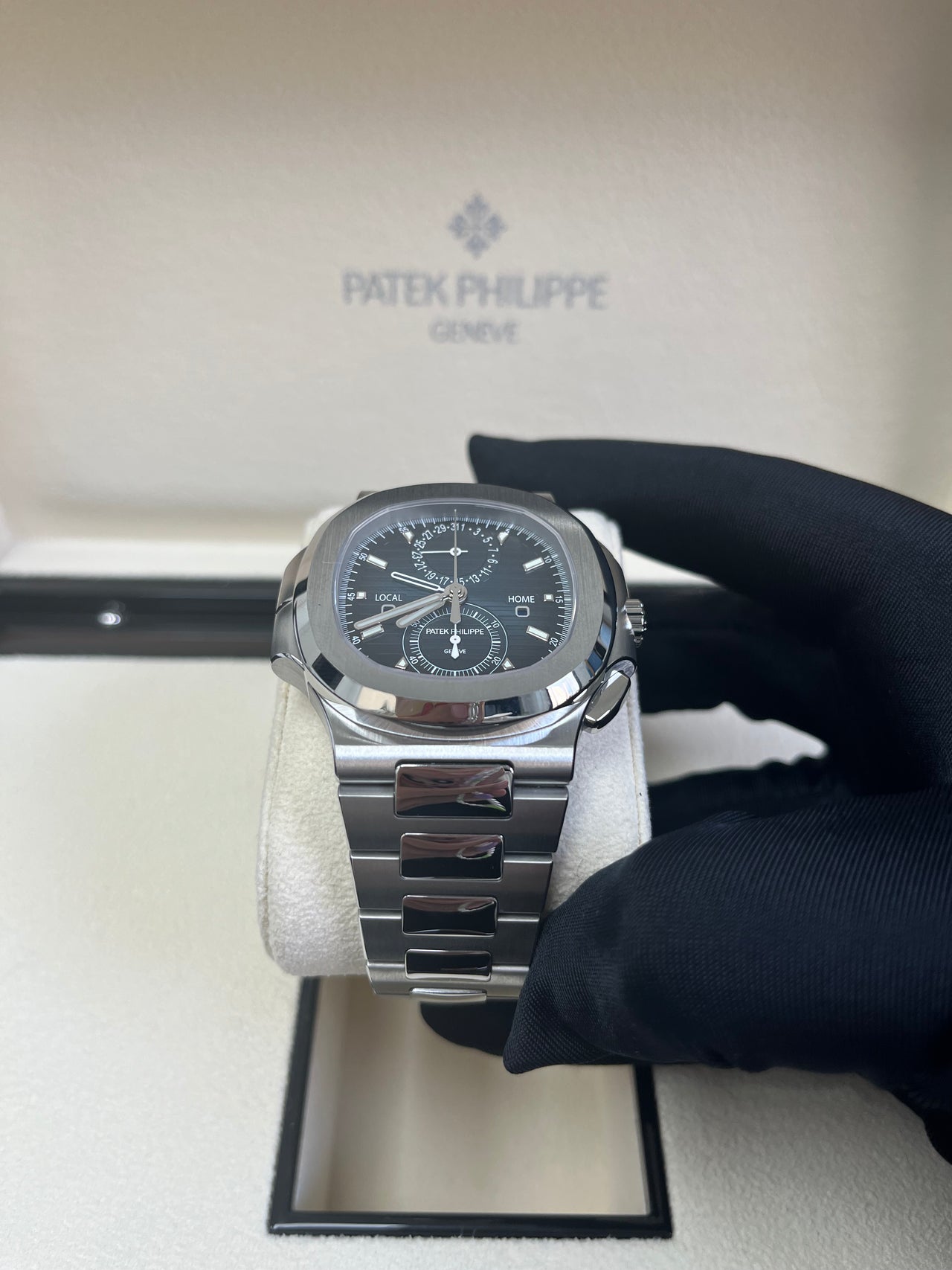 Nautilus Travel Time Chronograph Blue Dial 5990/1A-011