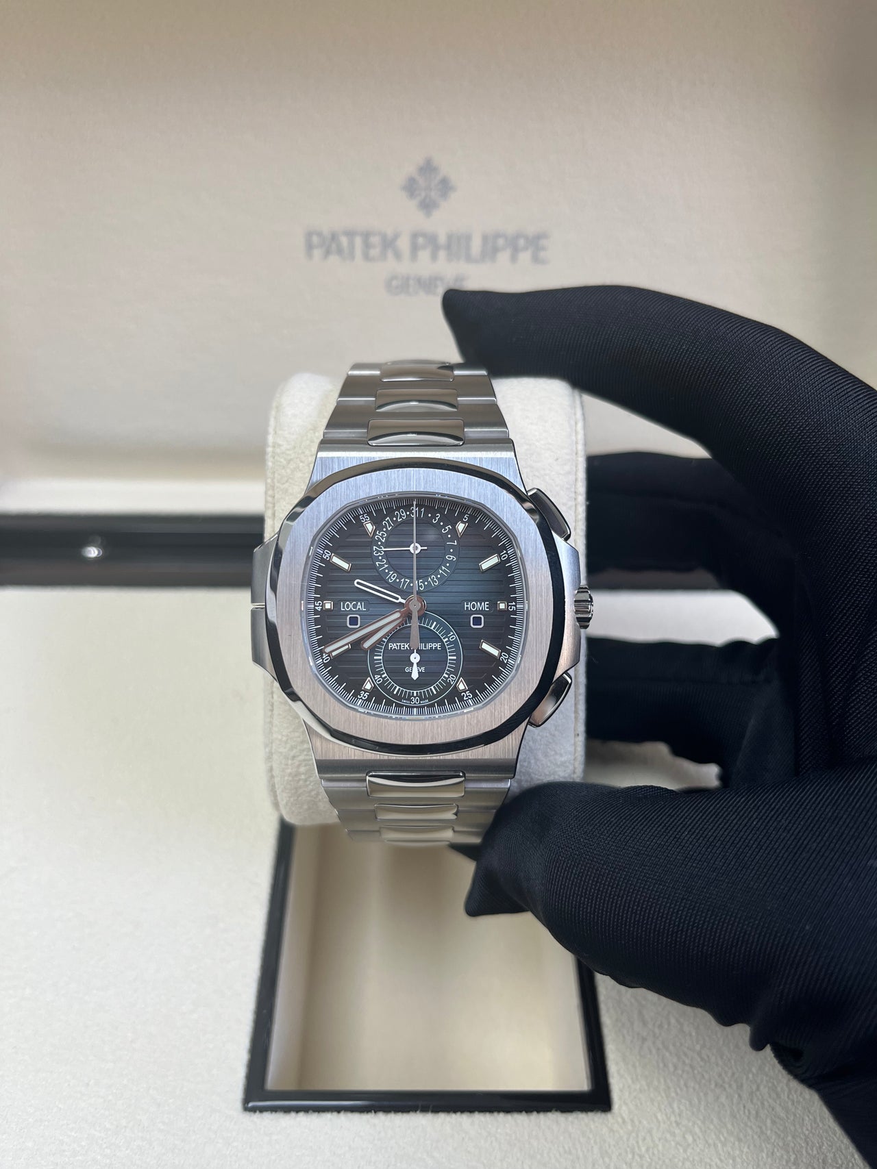 Nautilus Travel Time Chronograph Blue Dial 5990/1A-011