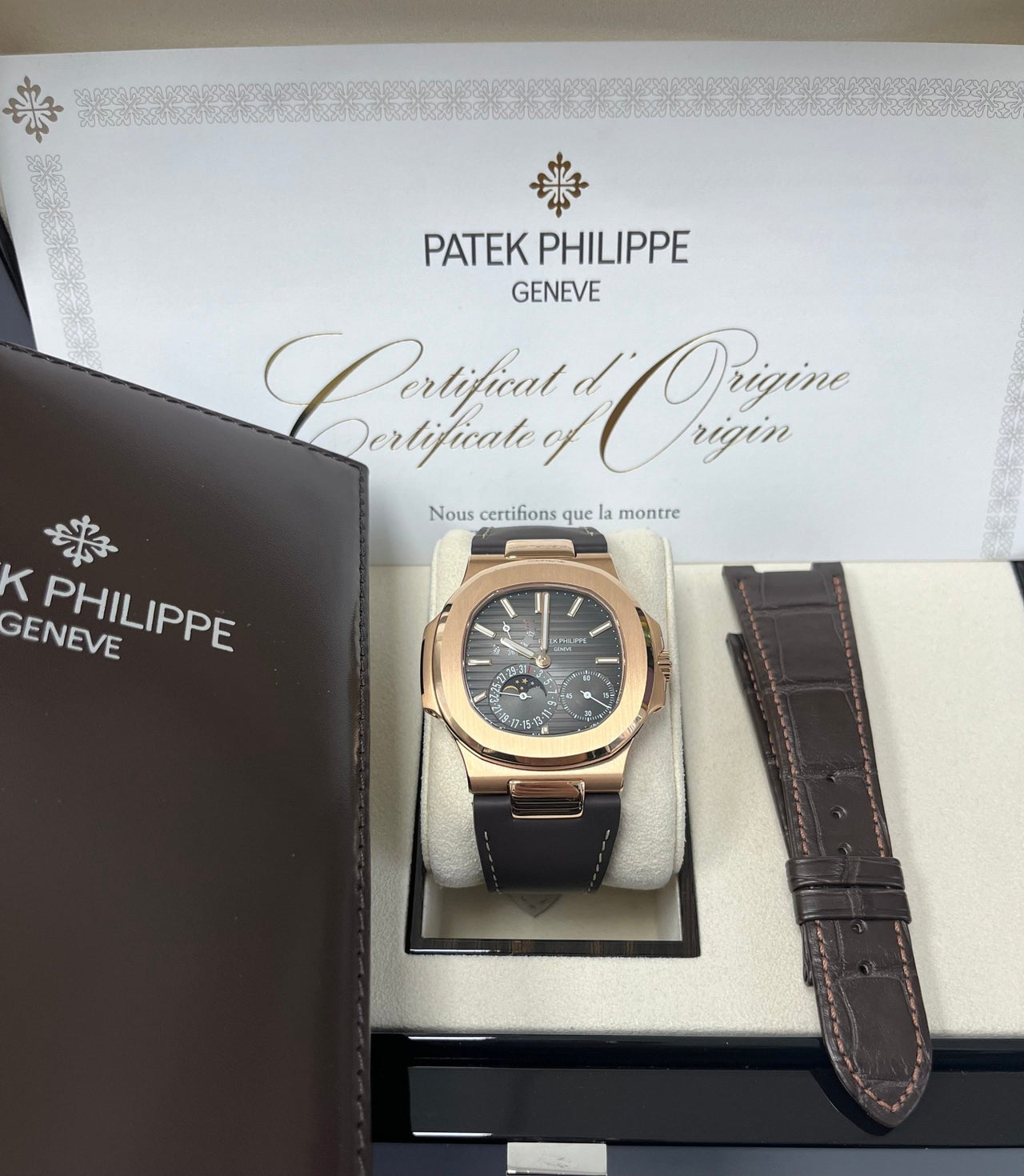 Nautilus Moon Phase Rose Gold 5712R-001