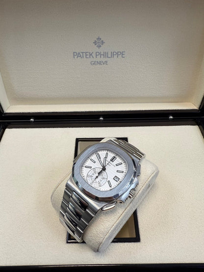 Nautilus Chronograph White Dial 5980/1A-019