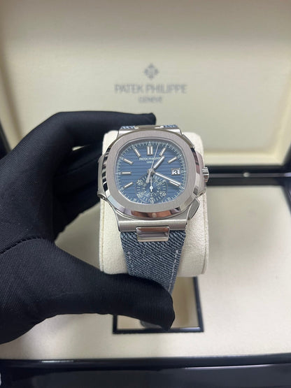 Nautilus Flyback Chronograph White Gold 5980/60G