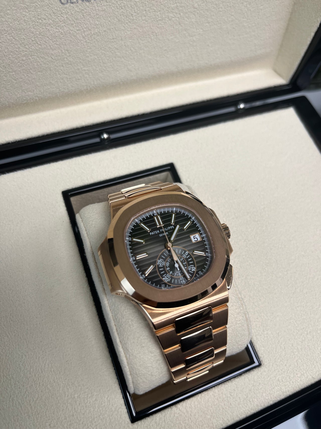 Nautilus Travel Time Chronograph Rose Gold 5990/1R-001