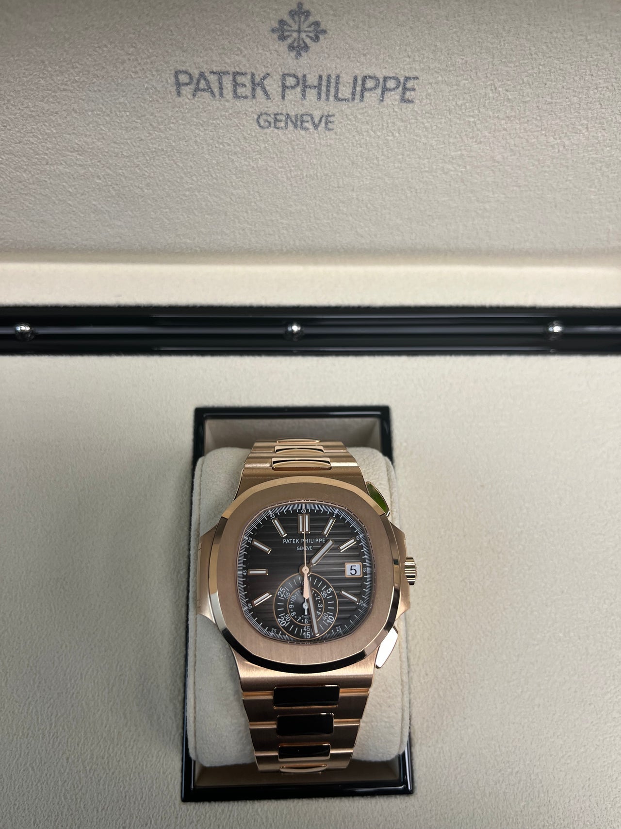 Nautilus Travel Time Chronograph Rose Gold 5990/1R-001