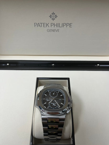 Nautilus Travel Time Chronograph Steel 5990/1A-001