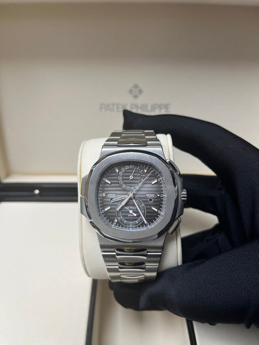 Nautilus Travel Time Chronograph Steel 5990/1A-001