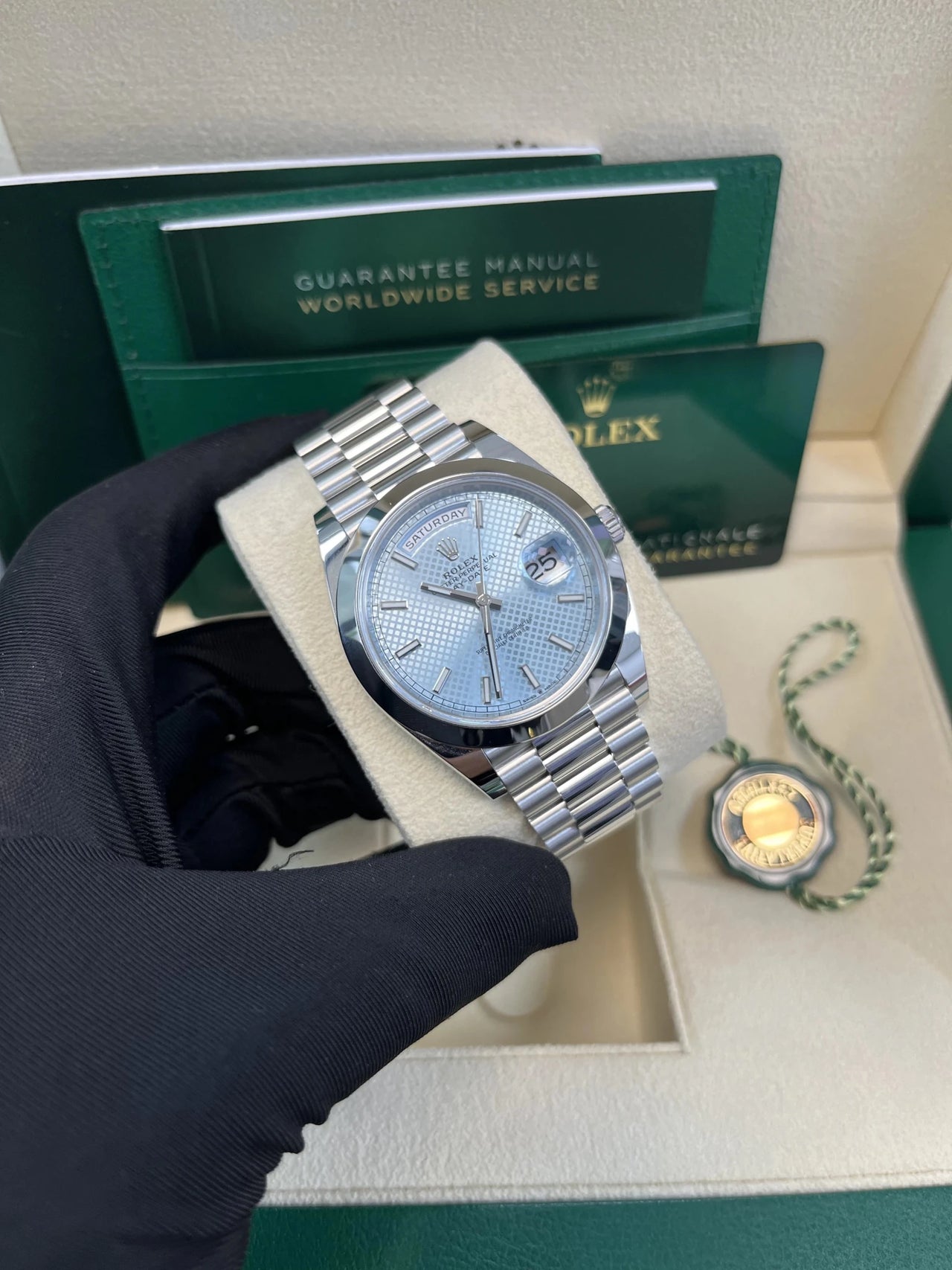 Day-Date 40 Ice Blue Platinum President