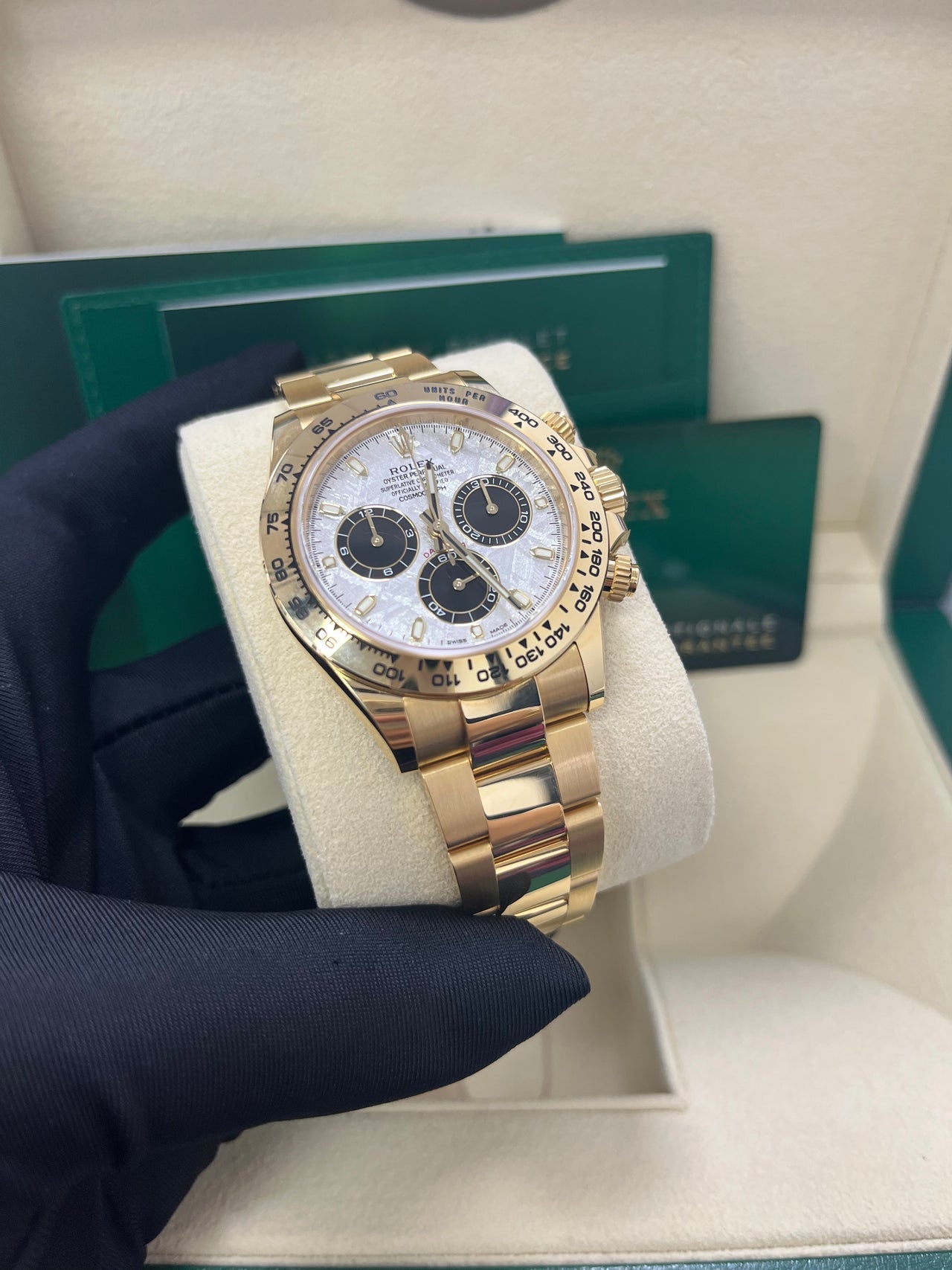 Cosmograph Daytona Meteorite Yellow Gold