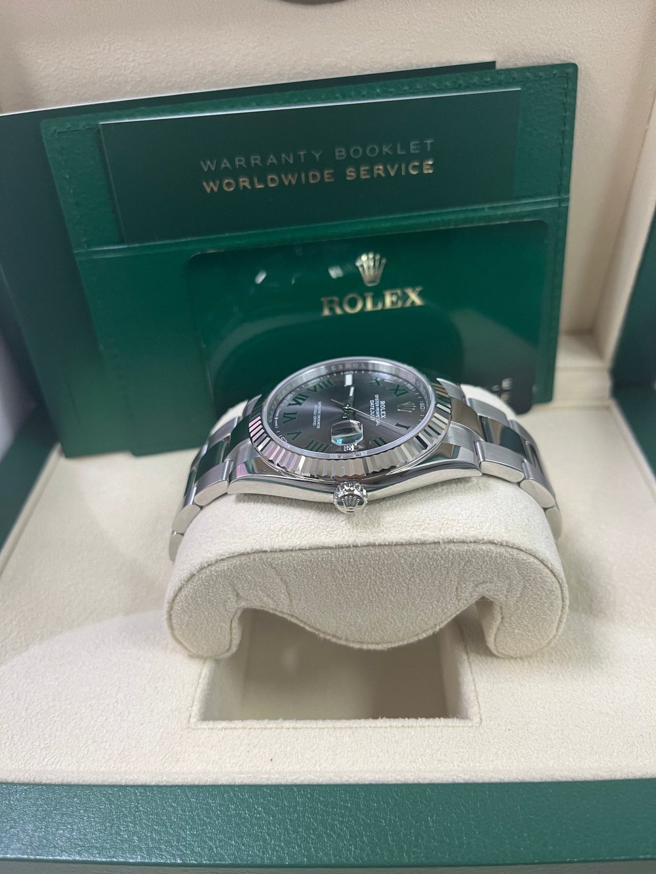 Datejust 41 'Wimbledon' White Gold Fluted Oyster