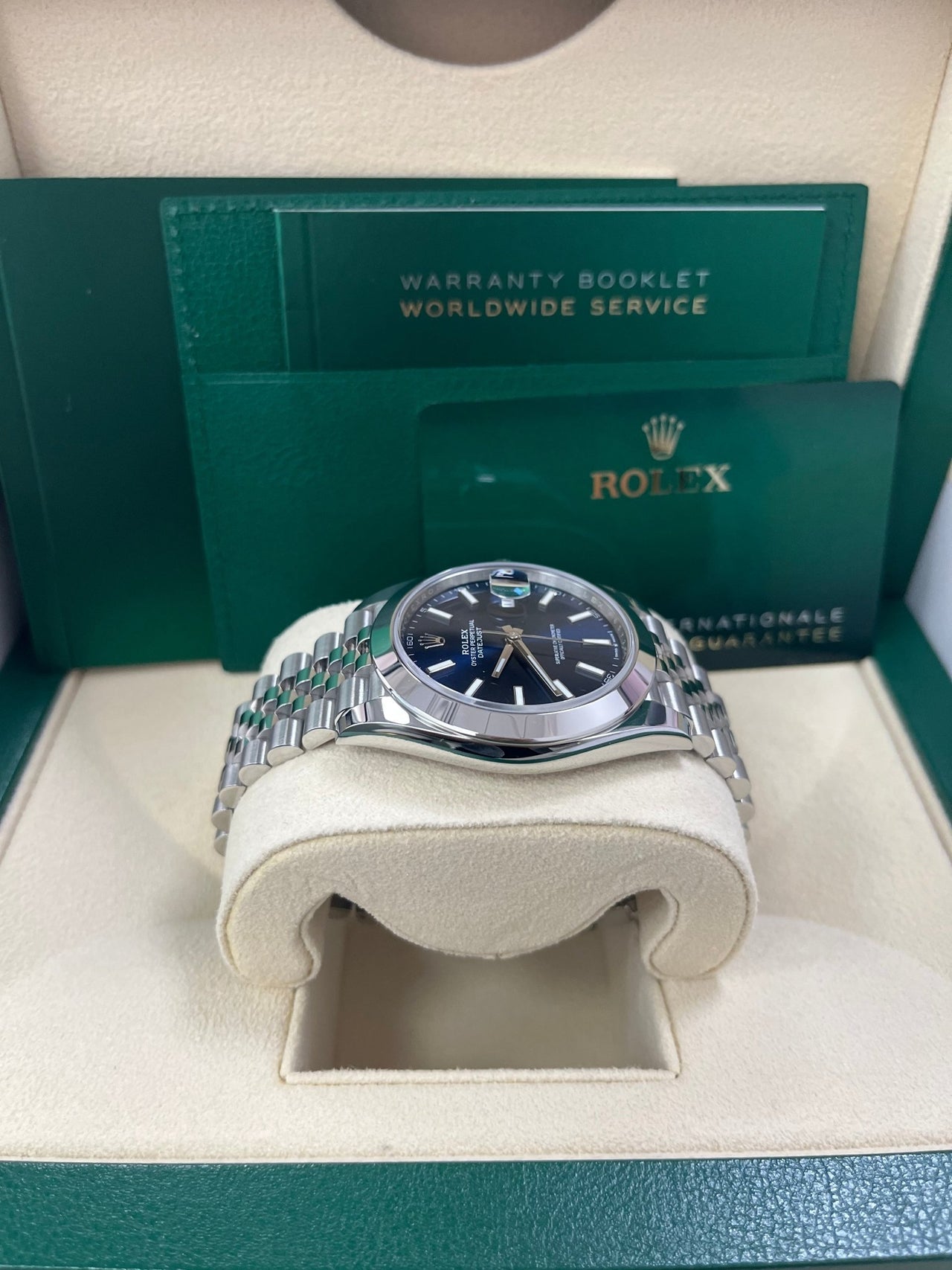 Datejust 41 Blue Dial Jubilee