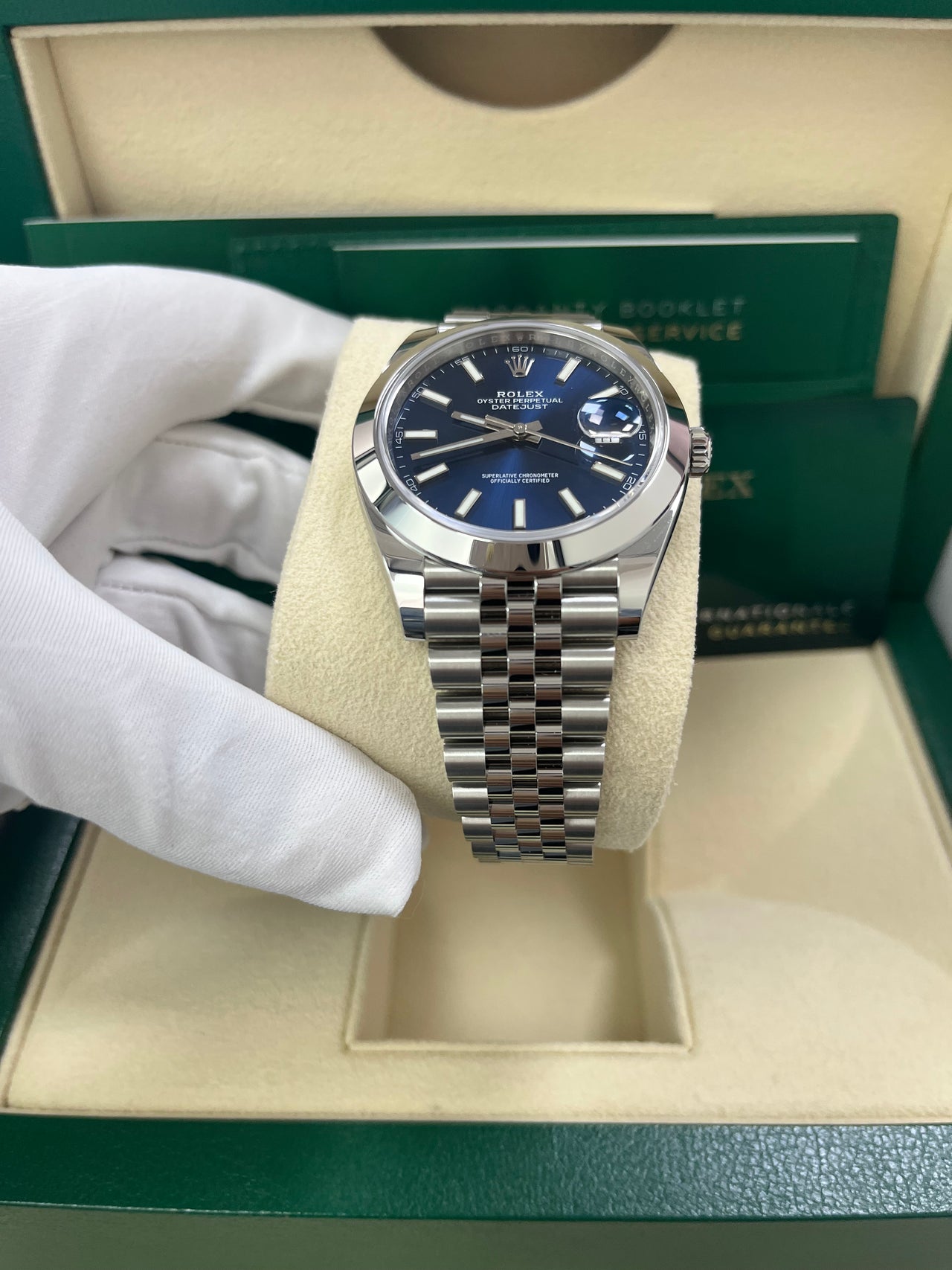 Datejust 41 Blue Dial Jubilee