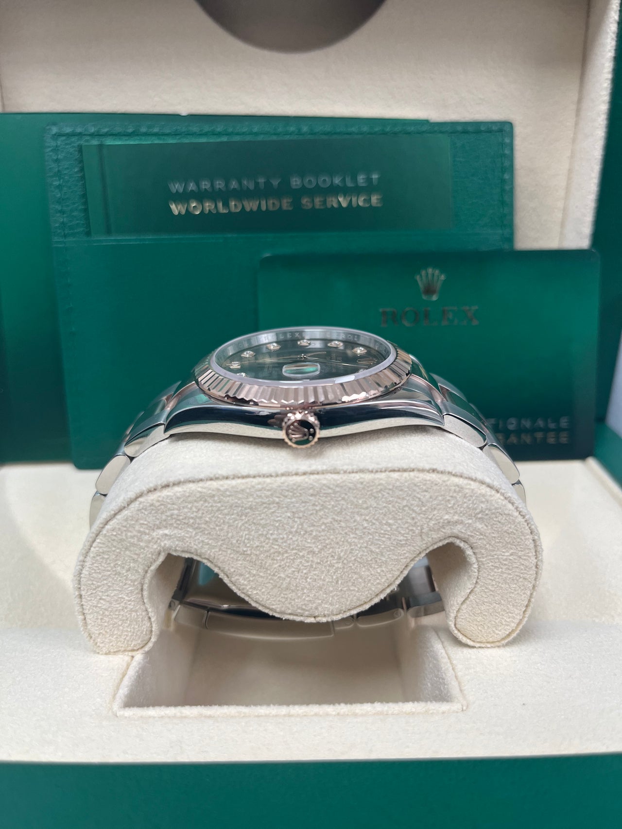 Datejust 41 Chocolate Diamond Dial Everose