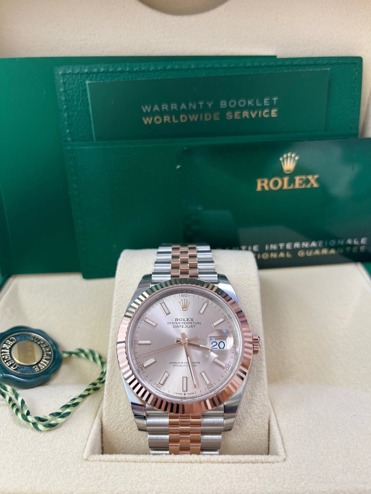 Datejust 41 Slate Dial Everose Jubilee