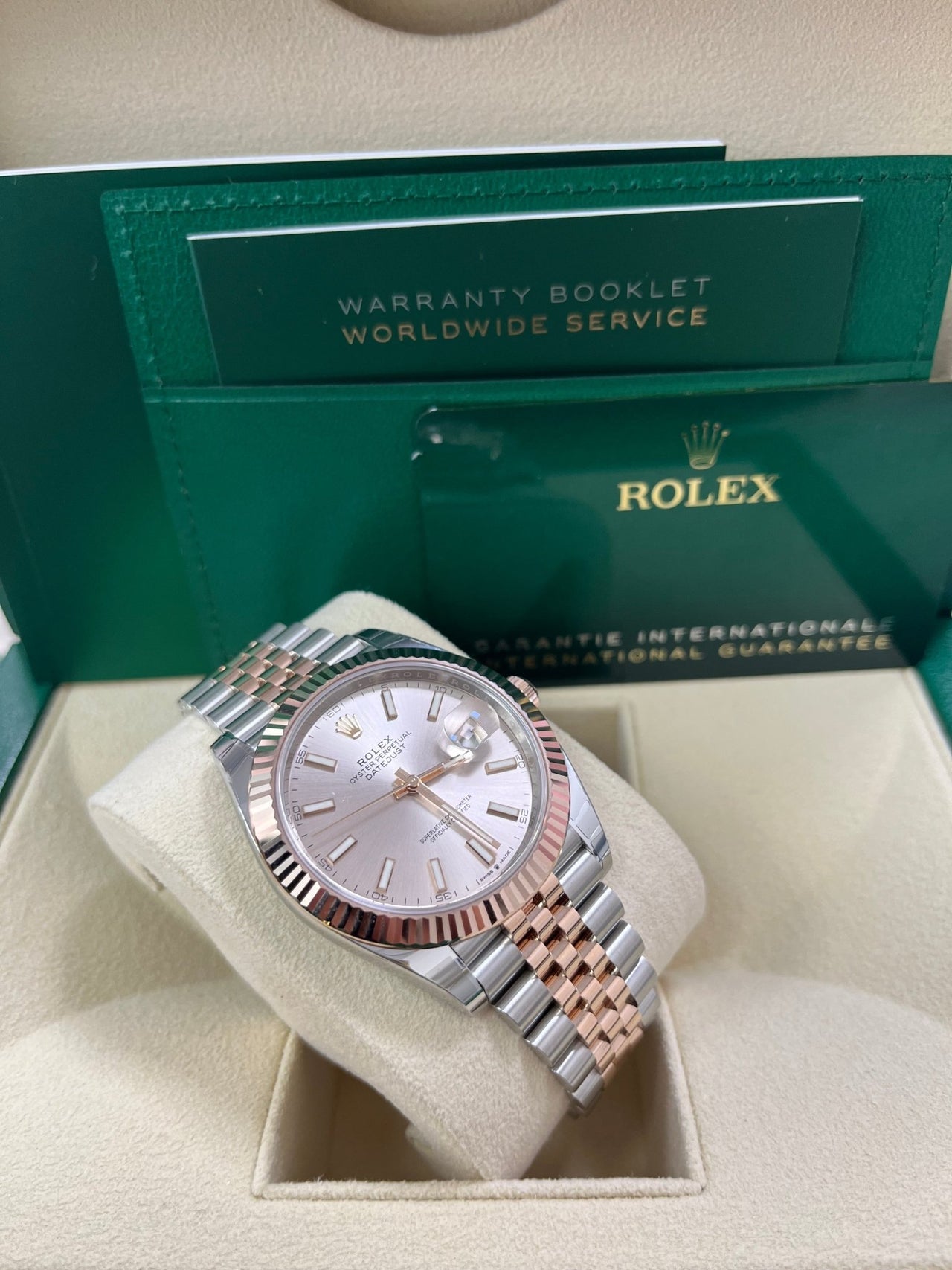 Datejust 41 Slate Dial Everose Jubilee