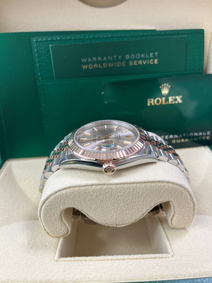 Datejust 41 Slate Dial Everose Jubilee