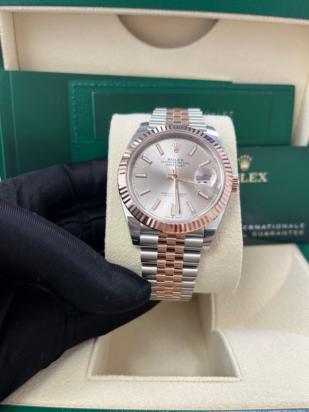 Datejust 41 Slate Dial Everose Jubilee