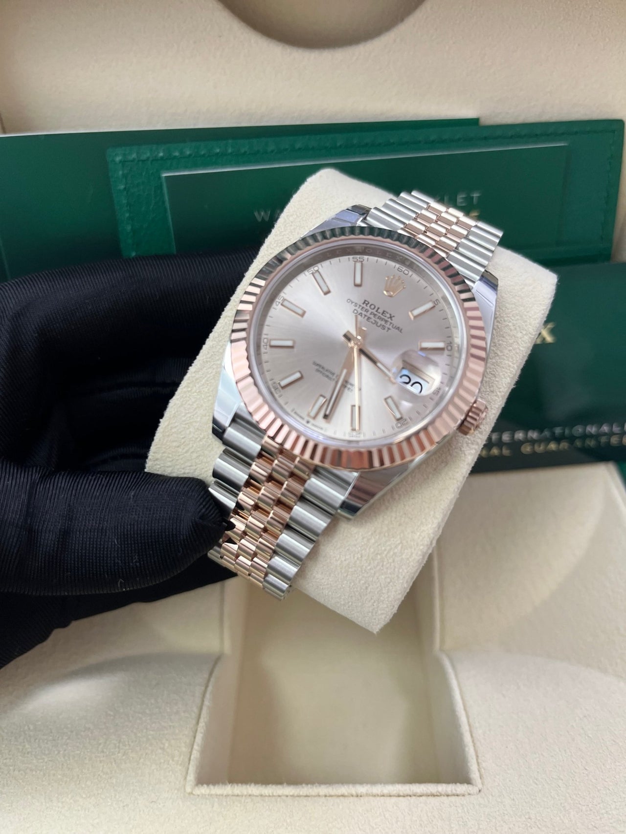 Datejust 41 Slate Dial Everose Jubilee