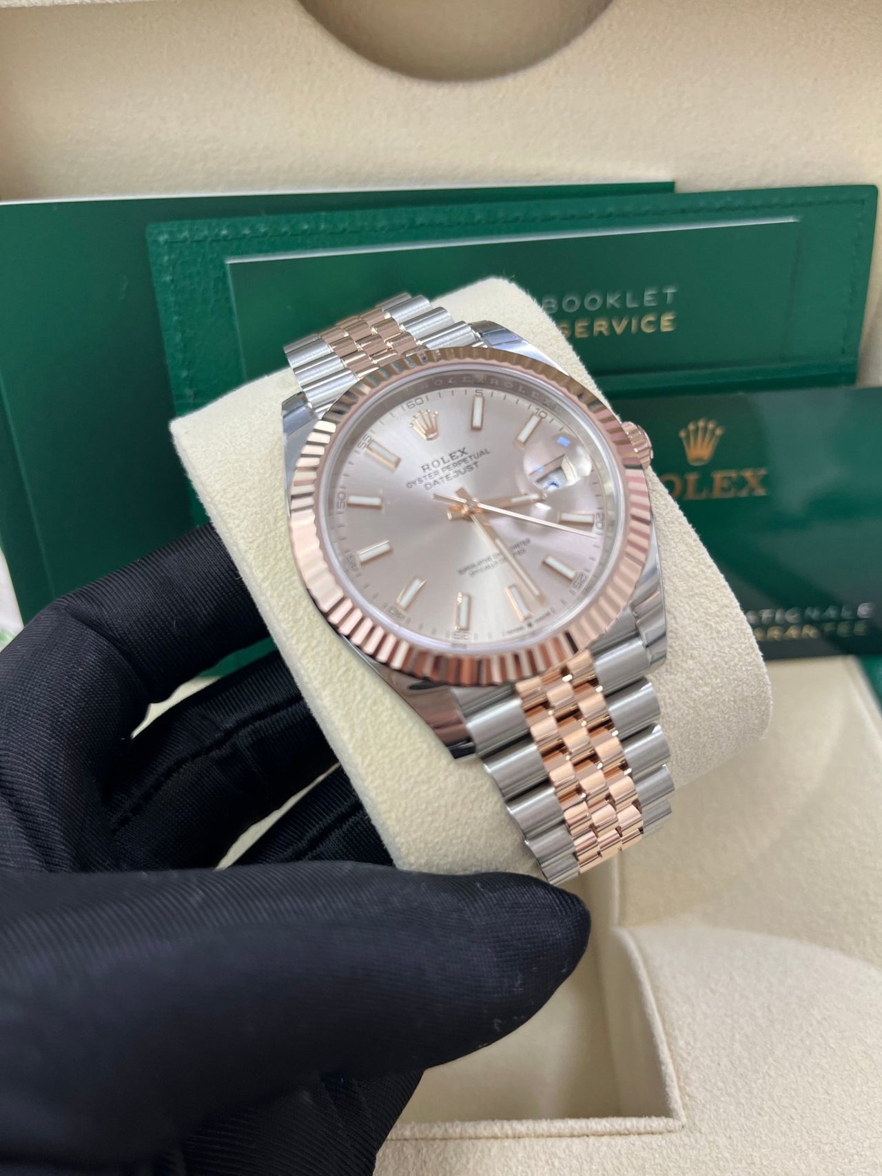 Datejust 41 Slate Dial Everose Jubilee