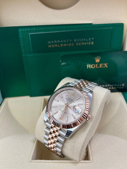 Datejust 41 Slate Dial Everose Jubilee