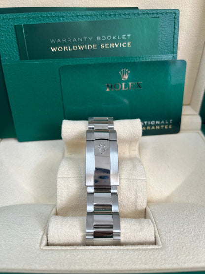 Datejust 41 Mint Green Dial White Gold Fluted Oyster